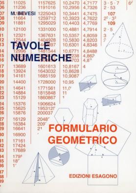 Tavole numeriche formulario geometrico